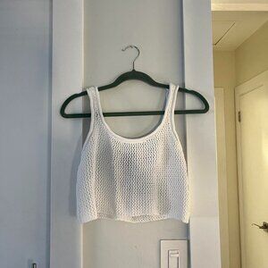Forever 21 Women's White Crop-top